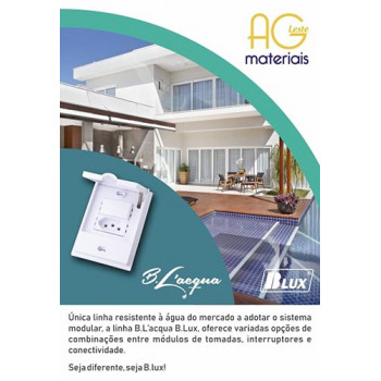 Conjunto Interruptor Simples - Linha B.L'acqua